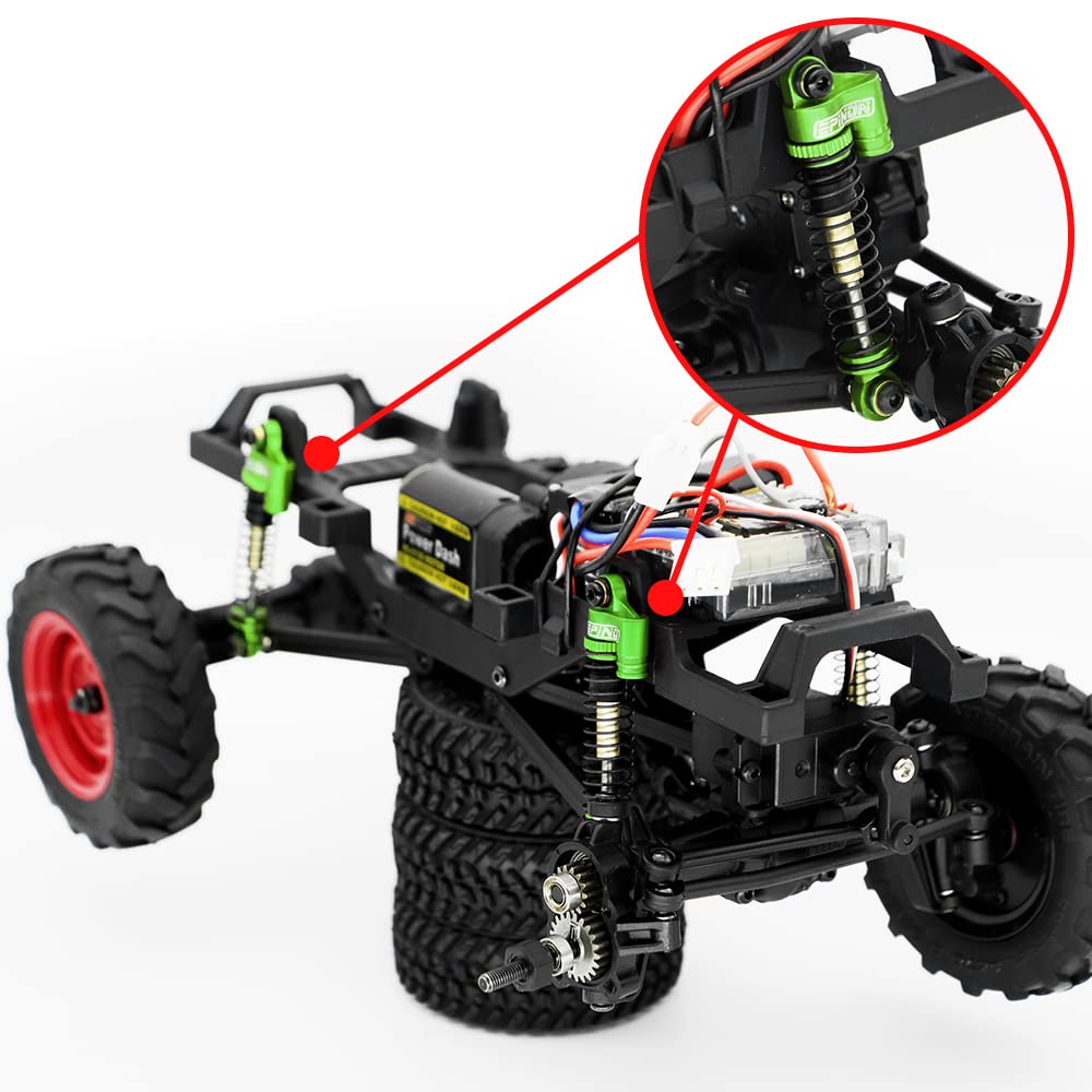 Amazon.com: EPINON All Aluminum Front & Rear Shocks for FMS